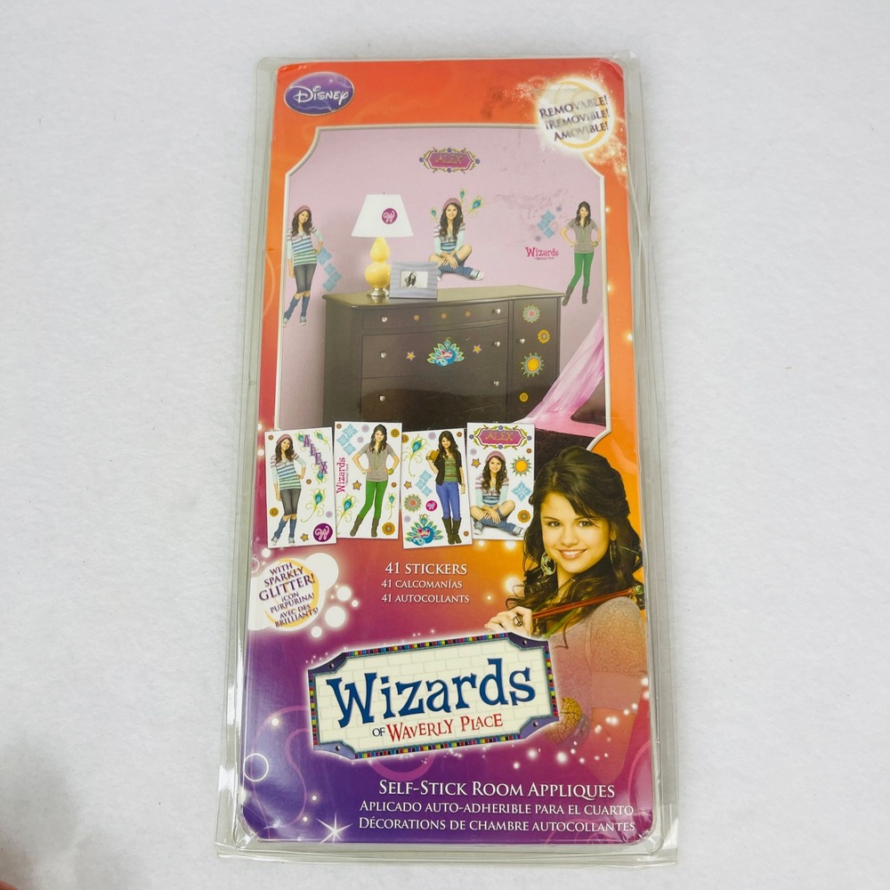 Disney Wizards of Waverly Place Room Appliques Alex Russo 41 Stickers NEW